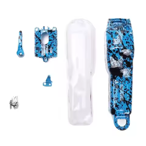Electric Hair Clipper Shell Kit Camouflage Barber Shop Styling Cordless Trimmer DIY Housing Cover fo
