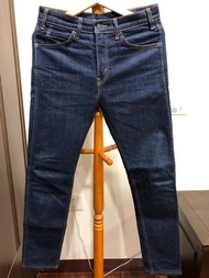近全新 Levi's 限量 橘標 深藍 原色 窄版 彈性 510 牛仔褲 養褲 30腰 W30 窄管 Levis 二手