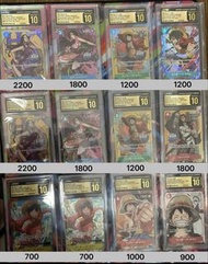 One Piece Card 海賊王卡牌 OPCG CGC 鑑定