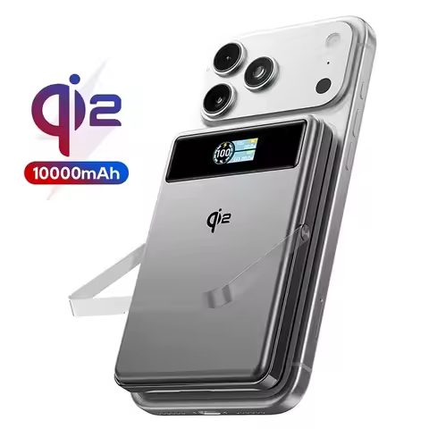 Qi2 for Magsafe Power Bank 10000mah 15W Magnetic Charging 20W Wired Charge for iPhone 17 16 15 14 13