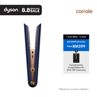 Dyson Corrale™ straightener (Prussian Blue) | Cord-free | Flight-ready | Less frizz | travel friendl