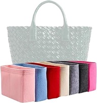 Xoppia Bag Organizer compatible with Bottega Veneta Mini Cabat Bag. Felt Insert Liner for Women Hand