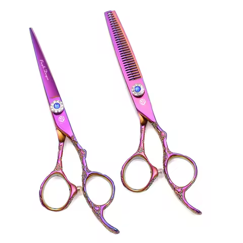 Professional Hair Scissors JP Stainless Hair Cutting Scissors 5.5" 6" Barber Shop Thinning Shears Ra