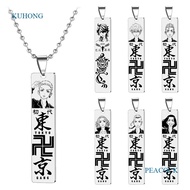 KUHONG Tokyo Revengers Izana Kurokawa Alloy Necklace Anime Cosplay Props Hanafuda Pendant For Women Fashion Jewelry