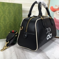 [Zivy Boutique] Imported Cowhide Handbag Travel Bag Hand Luggage Bag 32cm