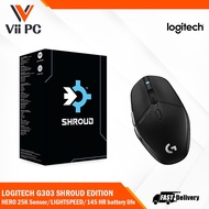 Logitech G303 Shroud Edition Lightspeed Wireless Gaming Mouse - HERO 25K Sensor