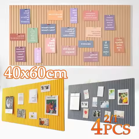 1-4PCS Felt Wall Stickers School Works Display Bulletin Board Office Photo Wall Home Living Room TV 