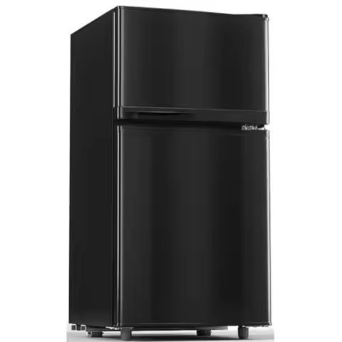 3.6 Cu.Ft Mini Fridge with Freezer Small Refrigerator with 2 Doors for Kitchen Dorm Office and Bedro
