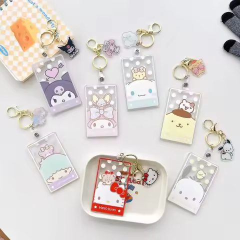 Sanrio Kuromi Keychain Anime Cartoon Couple Bag Pendant Key Ring Men Women Keychain Accessories Stud