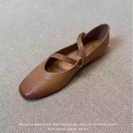 Mary Jane Retro Leather Flats - Women's Small Size