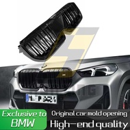 For Bmw X1 U11 2023 2014 Front Bumper Grille Glossy Black Car Replaced Grill