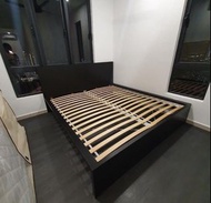  IKEA 宜家 Double Bed MALM black brown FREE DISMANTLING