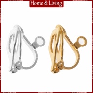 AOTO Clip on Earring Converter Replacements for Posts Earring Secure for DIY Jewelry Making Componen