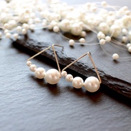 14kgf Swarovski Pearl Opera Pierce