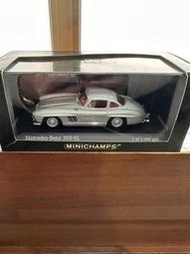 1/43 Minichamps Mercedes Benz 300SL 1955 silver