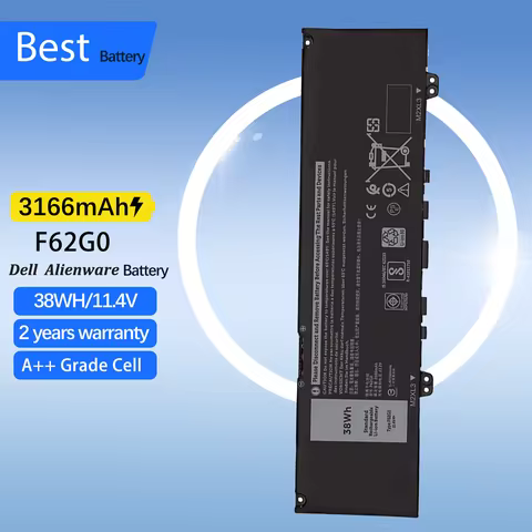 F62G0 Battery for Dell Inspiron 13 7000 7373 7386 2-in-1 7370 7380 P83G P91G001 P87G001 P83G002 Vost