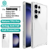 Nillkin Luxury Soft Silicone Case for Samsung Galaxy S24 S24 Plus S24 Ultra Phone Cases Transparent