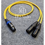 Canon cable 1 female to 2 male ends, 1 male to 2 female. 0.5m, 1m, 1.5m, 2m, 3m.