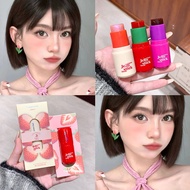 Cappuvini Blush Jelly Warm Change Blush Stick Fruit Blush Eyeshadow Stick Moisturizing Jelly Blush