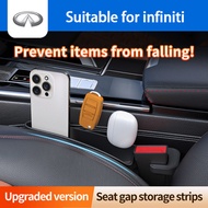 infiniti q30 qx50 g35 q60 q50 FX35 seat gap storage box car storage box Multi-functional chair seam 