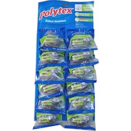 Tersedia- 1 lusin POLYTEX Sabut Stainless Regular Cuci Piring Kawat anti karat