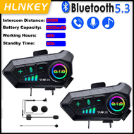 {Local Delivery} HLINKEY YP10 2X Motorcycle Helmet Intercom Wireless Headphones Bluetooth 5.3 Motorc