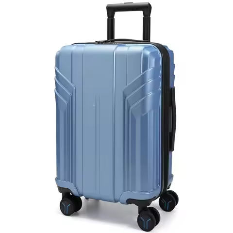 Carry On Luggage 22x14x9 Airline Approved, 1OO PC Lightweight Hard Shell Suitcase, 20 Inch Travel Lu