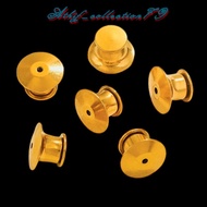 8mm Gold Knob Buttons, Steamer Buttons, Guava Buttons