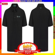 [[Size S-5XL]] Classic Polo F1 2023 Mercedes-AMG Shirt Team Crew Motorsport Baju Kerkoler Hitam Top 