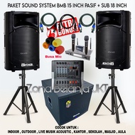 Paket Sound System Outdoor BMB 15 Inch + Subwoofer 18 Inch Original