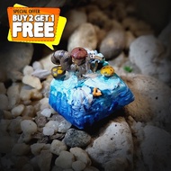 ICE AGE keycap, ice age keycap, artisan keycap, mechanical keyboard button, ice legend, ice age keyc