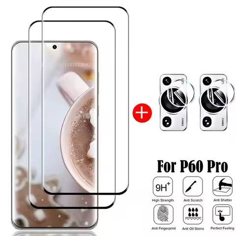 For Huawei P60 Pro Glass Huawei P60 Tempered Glass 9H Full Curved Protective Screen Protetor For Hua