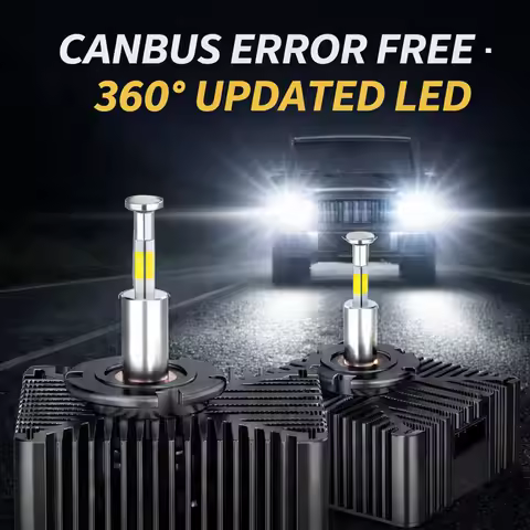 Carlke 360 D5S Led Bulb Xenon Hid Headlight Replacement D1S D2S D3S D8S Auto Lamp Turbo Canbus 12V 2