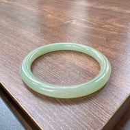 冰種黃加綠翡翠手鐲 | 18.5圍 | 天然緬甸玉翡翠A貨 | 送禮