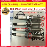 ORIGINAL 4PCS NGK Iridium Spark Plug Nissan Almera 1.5 N17 Latio Grand Lavina 1.6/1.8  Teana J32  L3