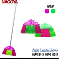 Nylon Love Nagoya Plastic Broom Durable Strong Thick Premium Nagoya Broom Floor Multipurpose Handle 