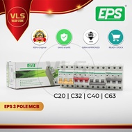 EPS 3POLE MCB 20A/32A/40A/63A (100% Original)