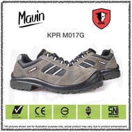 KPR M-017G / M017G Low Cut Grey Suede Lace Up Safety Shoes 「Sports Series」