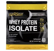 California Gold Nutrition Whey Protein 分離乳清蛋白 無調味 5磅