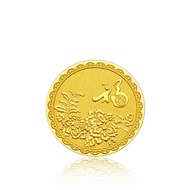 HA6 CHOW TAI FOOK 999.9 Pure Gold Coin - Prosperity Greetings