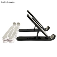 buddyboyyan Portable Adjustable Notebook Tablet Holder Laptop Stand Foldable Computer Desk BYN