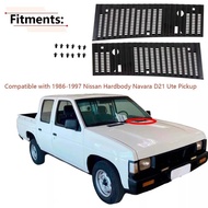 Car Hood Cowl Top Wiper Cowl Grille With Clip for Nissan Hardbody Navara D21 Ute Pickup 1986-1997 Ac