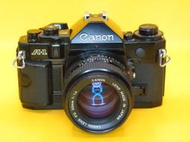 Canon a-1 a1 (#1577078)保固一個月+ 50mm f1.4 大光圈 定焦鏡頭 (ae-1 ae-1p
