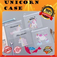 Unicorn pencil case Beg Pensil Unicorn Sekolah cute Stationery Bag Storage Bag File Bag Bag Statione