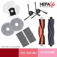 Dreame X40, X40 Ultra Compatible Robot Vacuum Cleaner Accessories