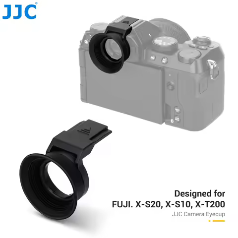 JJC Soft Silicon Camera Viewfinder Eyecup Eyeshade for Fuji Fujifilm X-S20 X-S10 XS10 X-T200 XT200 E