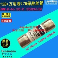 F-Fluke 15B萬用表17B保險絲管440mA熔斷器DMM-44100-R 1000Vdc現貨