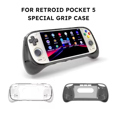 Soft TPU Protective Cover for Retroid Pocket 5 Game Consoles Clear Skin Case Drop-proof Design for R