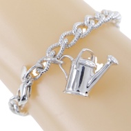 Tiffany & Co. 房屋圖案花盆吊飾噴壺手鍊，925 銀，約 29.2 克，女士 [二手]