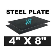 MS STEEL PLATE BASE PLATE THICK 4 X 8 INCHES (SOLD PER PIECE) METAL PLATE